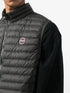 padded logo-embossed gilet