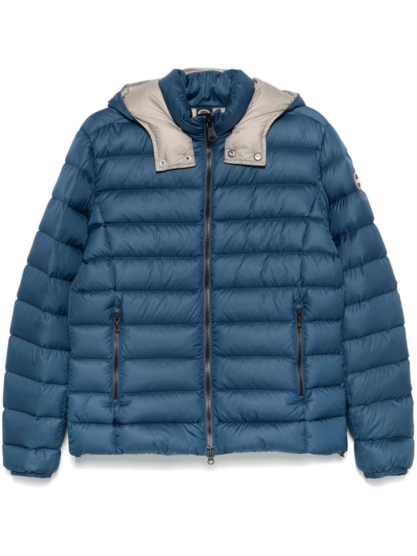 detachable-hood puffer jacket