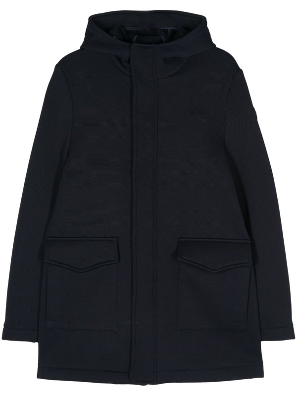 honeycomb-effect coat