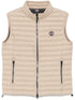 logo-embossed gilet