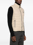 logo-embossed gilet