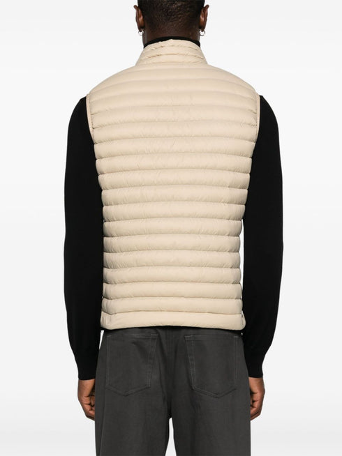 logo-embossed gilet
