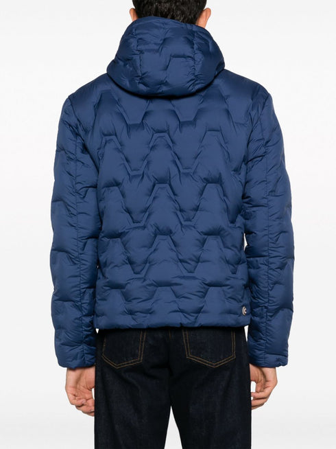 reversible hooded padded jacket