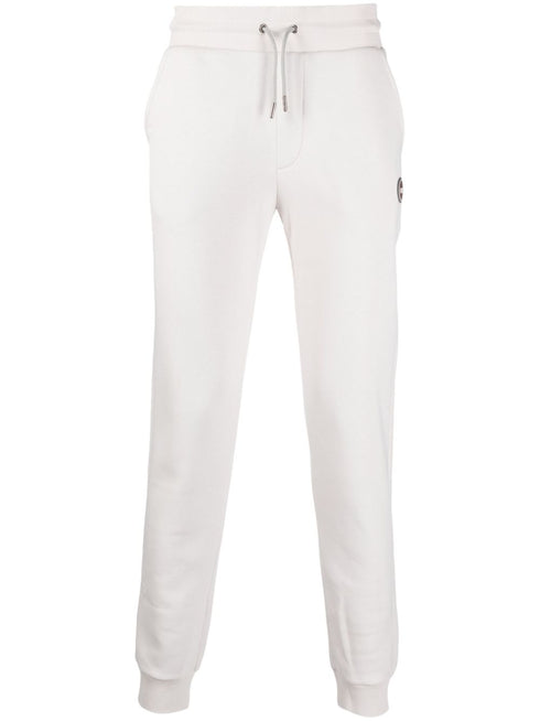 logo-patch jersey track pants