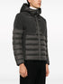 hooded zip-up padded jacket