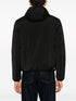 logo-patch zip-up hooded jacket