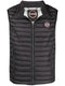 logo-patch quilted gilet