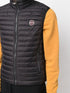 logo-patch quilted gilet