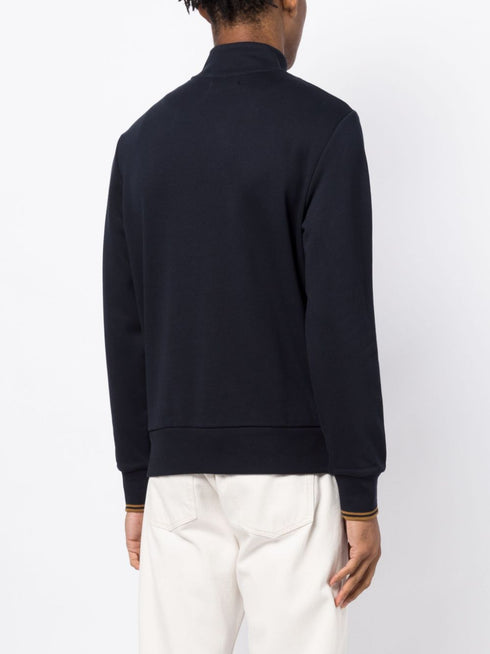 logo-embroidered cotton sweatshirt