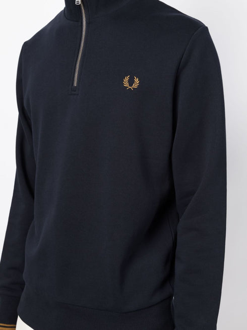 logo-embroidered cotton sweatshirt