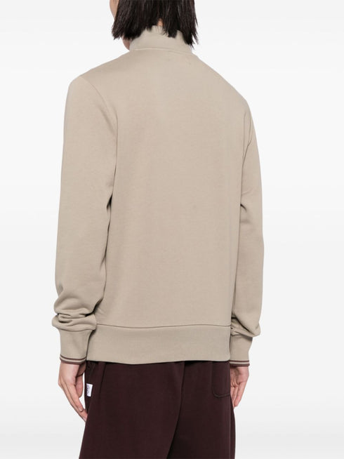 logo-embroidered high-neck sweater