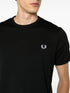 logo-embroidered cotton T-shirt