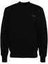 logo-embroidered cotton sweatshirt