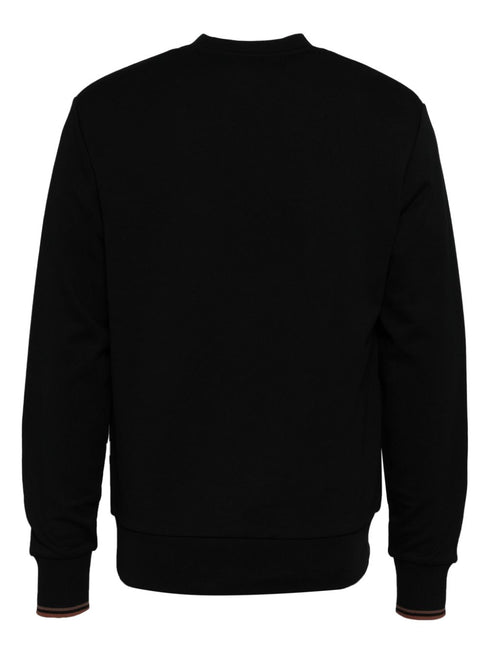 logo-embroidered cotton sweatshirt
