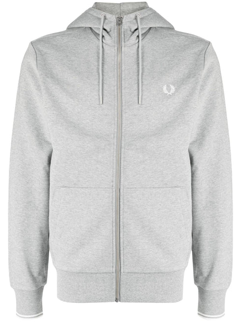 kurtka zapinana na suwak z haftowanym logo