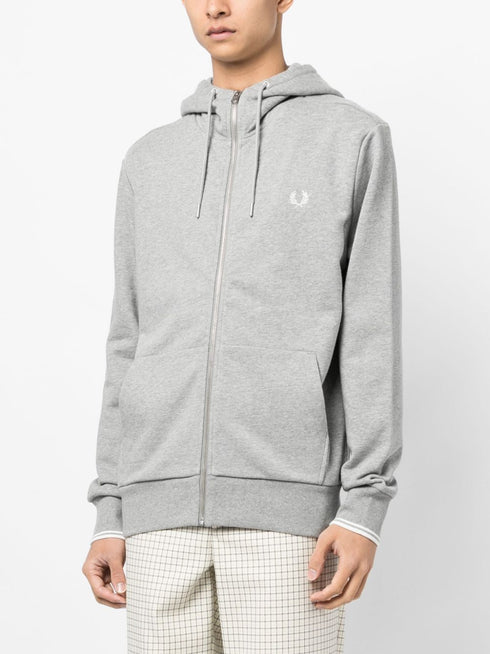 kurtka zapinana na suwak z haftowanym logo