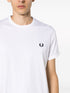 logo-embroidered cotton T-shirt