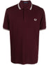 logo-embroidered cotton polo shirt