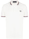 contrast-trim cotton polo shirt