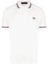 contrast-trim cotton polo shirt