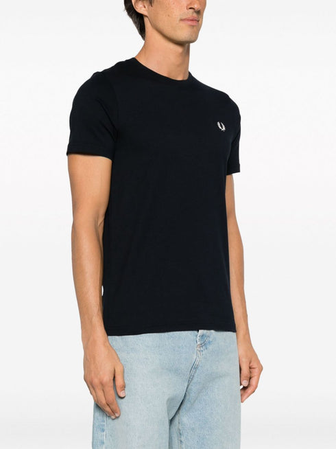 bawełniana koszulka z haftowanym logo