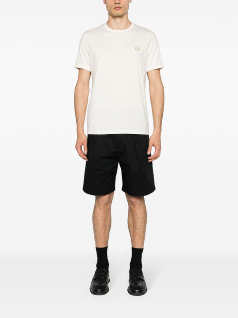 bawełniana koszulka z haftowanym logo