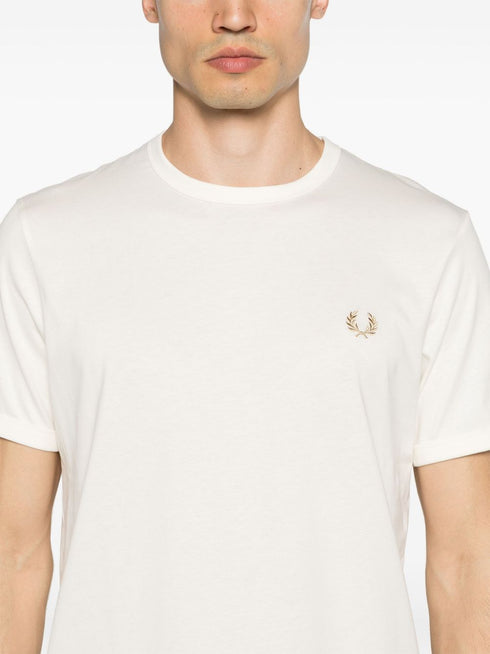 bawełniana koszulka z haftowanym logo