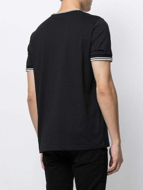 bawełniana koszulka z haftowanym logo