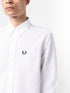 logo-embroidered cotton shirt