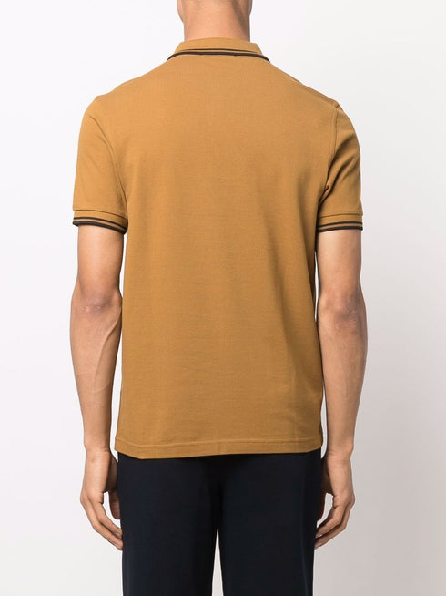 embroidered-logo polo shirt