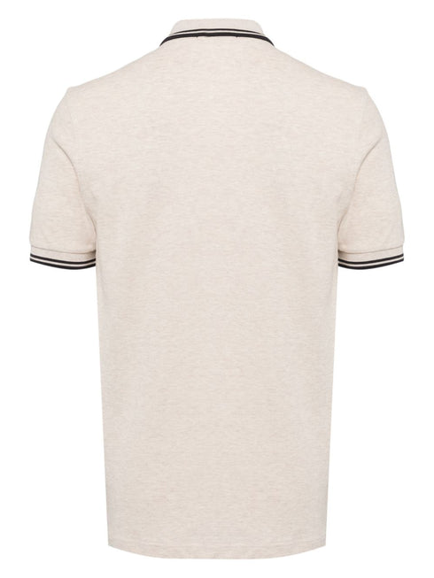 embroidered logo polo shirt