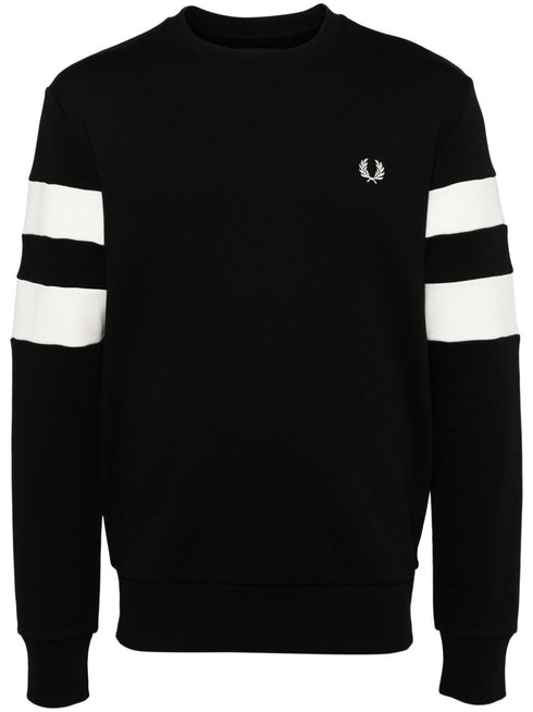 embroidered logo sweatshirt