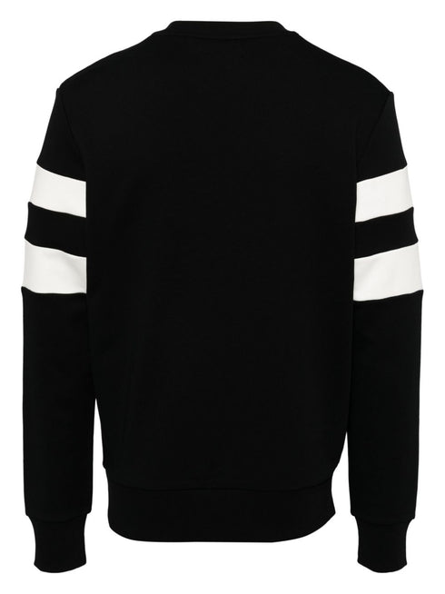 embroidered logo sweatshirt