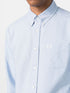 logo-embroidery cotton shirt
