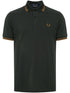 logo-embroidered cotton polo shirt