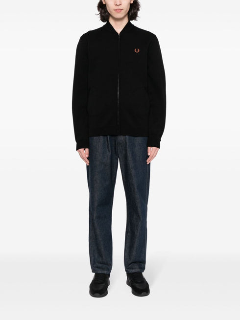 zip-up bomber jacket