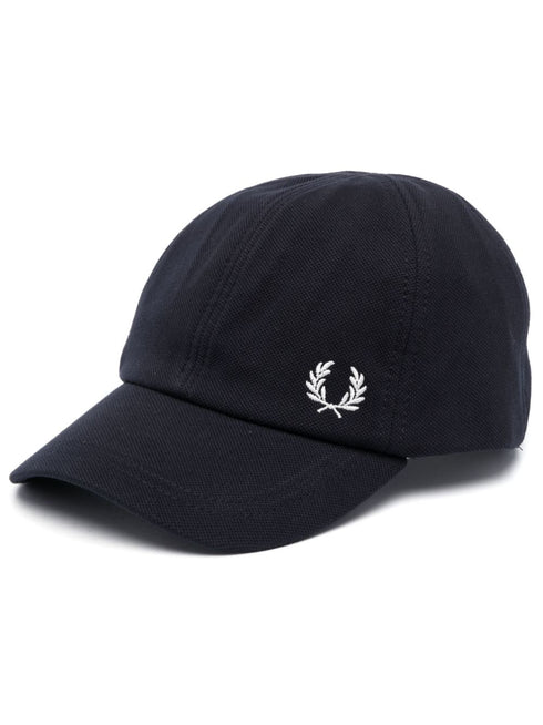 logo-embroidered cotton cap