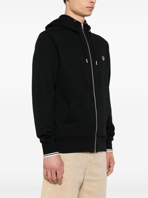 kurtka zapinana na suwak z haftowanym logo