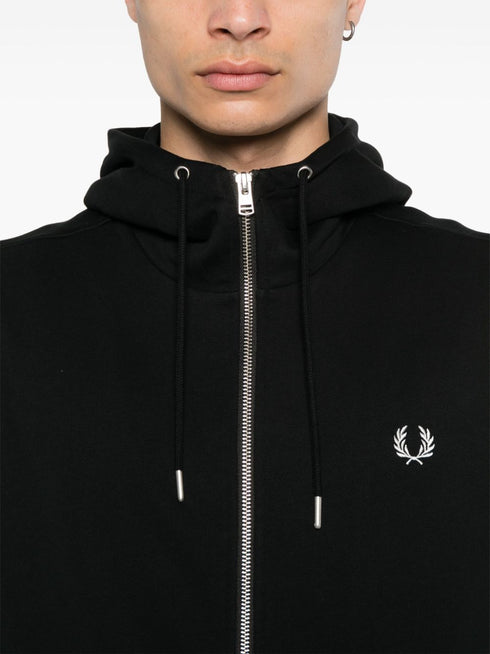 kurtka zapinana na suwak z haftowanym logo