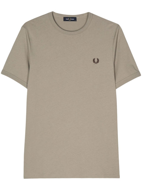 bawełniana koszulka z haftowanym logo