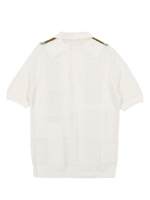 open-knit shirt