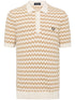 bouclé jacquard polo shirt