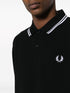 logo-embroidered cotton polo shirt