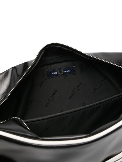 striped shoulder bag