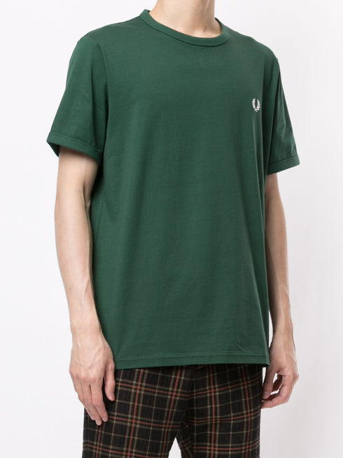 bawełniana koszulka z haftowanym logo