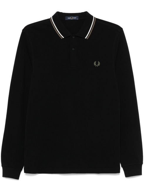 logo-embroidered polo shirt