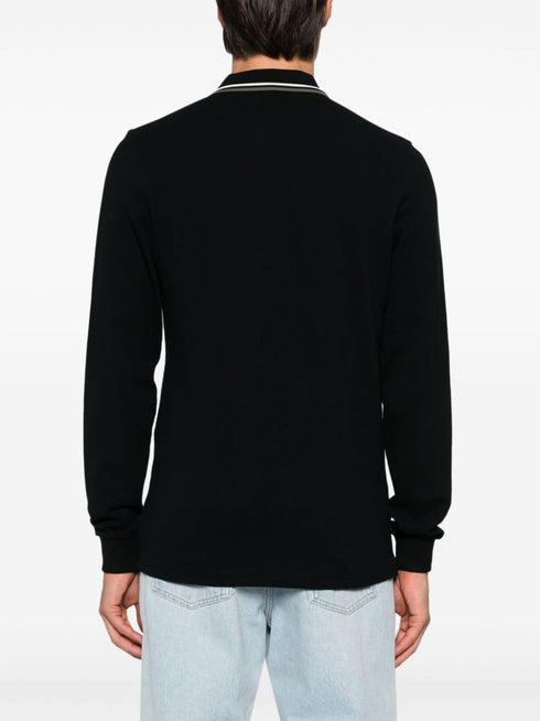 logo-embroidered polo shirt