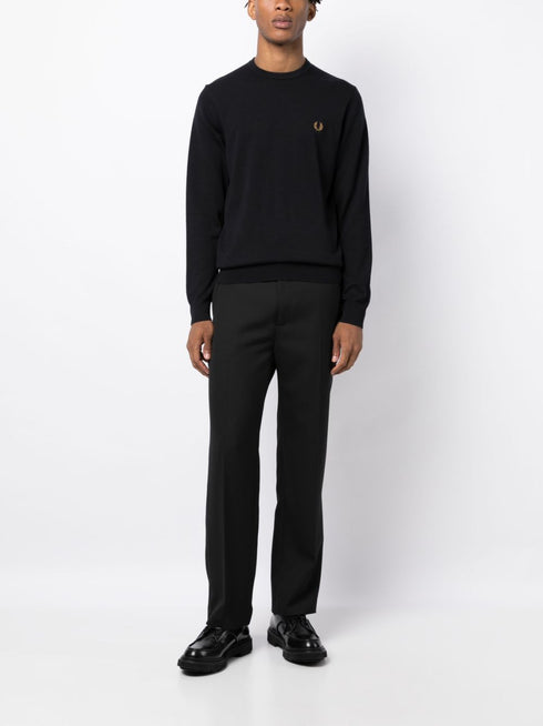 logo-embroidered sweater