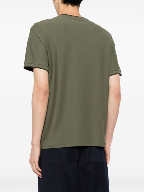 logo-embroidered t-shirt