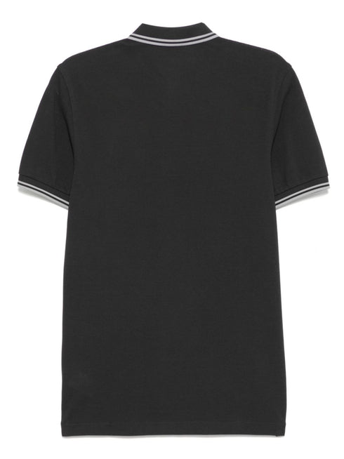 logo-embroidered polo shirt